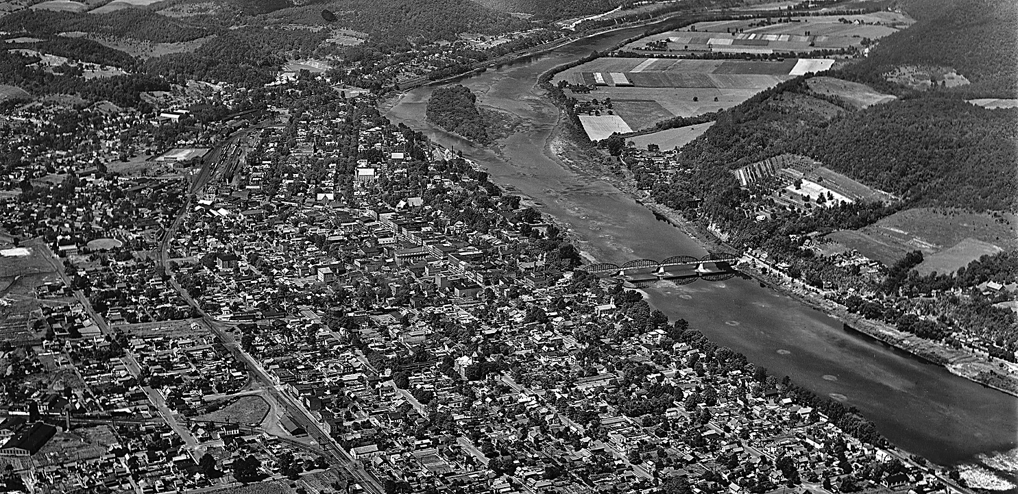 Aerial photo of Lock Haven in 1931 News, Sports, Jobs The Express